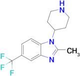 2-Methyl-1-(piperidin-4-yl)-5-(trifluoromethyl)-1H-benzo[d]imidazole