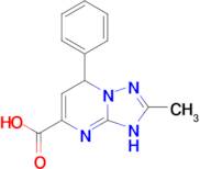 2-methyl-7-phenyl-3H,7H-[1,2,4]triazolo[1,5-a]pyrimidine-5-carboxylic acid