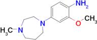 2-Methoxy-4-(4-methyl-1,4-diazepan-1-yl)aniline