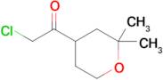 2-Chloro-1-(2,2-dimethyltetrahydro-2H-pyran-4-yl)ethan-1-one