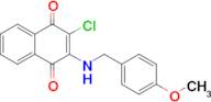 2-Chloro-3-((4-methoxybenzyl)amino)naphthalene-1,4-dione