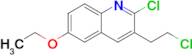 2-Chloro-3-(2-chloroethyl)-6-ethoxyquinoline