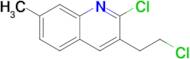 2-Chloro-3-(2-chloroethyl)-7-methylquinoline