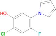 2-Chloro-4-fluoro-5-(1H-pyrrol-1-yl)phenol