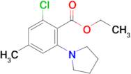 Ethyl 2-chloro-4-methyl-6-(pyrrolidin-1-yl)benzoate