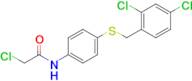 2-Chloro-N-(4-((2,4-dichlorobenzyl)thio)phenyl)acetamide