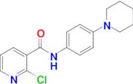 2-Chloro-N-(4-(piperidin-1-yl)phenyl)nicotinamide