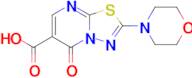 2-Morpholino-5-oxo-5H-[1,3,4]thiadiazolo[3,2-a]pyrimidine-6-carboxylic acid
