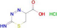 2-imino-5,6-dihydro-2H-1,3,4-thiadiazine-5-carboxylic acid hydrochloride