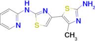 4'-Methyl-N2-(pyridin-2-yl)-[4,5'-bithiazole]-2,2'-diamine