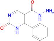 2-oxo-6-phenyl-1,2,5,6-tetrahydropyrimidine-5-carbohydrazide