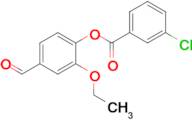 2-Ethoxy-4-formylphenyl 3-chlorobenzoate