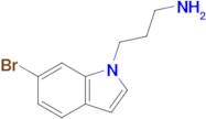 3-(6-Bromo-1H-indol-1-yl)propan-1-amine