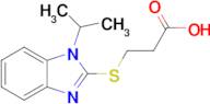 3-((1-Isopropyl-1H-benzo[d]imidazol-2-yl)thio)propanoic acid