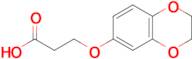 3-((2,3-Dihydrobenzo[b][1,4]dioxin-6-yl)oxy)propanoic acid