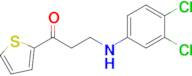 3-((3,4-Dichlorophenyl)amino)-1-(thiophen-2-yl)propan-1-one