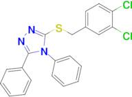 3-((3,4-Dichlorobenzyl)thio)-4,5-diphenyl-4H-1,2,4-triazole