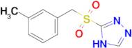 3-[(3-methylphenyl)methanesulfonyl]-4H-1,2,4-triazole