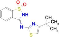 3-[(4-tert-butyl-1,3-thiazol-2-yl)imino]-2,3-dihydro-1λ⁶,2-benzothiazole-1,1-dione