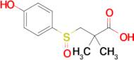 3-((4-Hydroxyphenyl)sulfinyl)-2,2-dimethylpropanoic acid