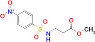 Methyl 3-((4-nitrophenyl)sulfonamido)propanoate