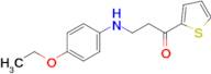 3-((4-Ethoxyphenyl)amino)-1-(thiophen-2-yl)propan-1-one