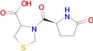 3-((S)-5-oxopyrrolidine-2-carbonyl)thiazolidine-4-carboxylic acid