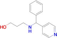 3-((Phenyl(pyridin-4-yl)methyl)amino)propan-1-ol