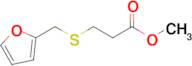 Methyl 3-((furan-2-ylmethyl)thio)propanoate