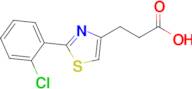 3-(2-(2-Chlorophenyl)thiazol-4-yl)propanoic acid