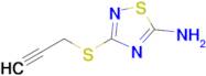 3-(2-Propyn-1-ylthio)-1,2,4-thiadiazol-5-amine