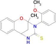 3-(2-Methoxyphenyl)-2-methyl-2,3,5,6-tetrahydro-4H-2,6-methanobenzo[g][1,3,5]oxadiazocine-4-thione