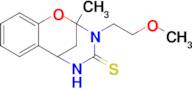 3-(2-Methoxyethyl)-2-methyl-2,3,5,6-tetrahydro-4H-2,6-methanobenzo[g][1,3,5]oxadiazocine-4-thione