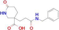 3-(3-(Benzylamino)-3-oxopropyl)-6-oxopiperidine-3-carboxylic acid