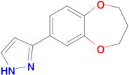 3-(3,4-Dihydro-2H-benzo[b][1,4]dioxepin-7-yl)-1H-pyrazole