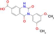 3-(3,5-Dimethoxyphenyl)-2,4-dioxo-1,2,3,4-tetrahydroquinazoline-7-carboxylic acid