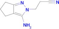 3-(3-Amino-5,6-dihydrocyclopenta[c]pyrazol-2(4H)-yl)propanenitrile