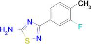 3-(3-Fluoro-4-methylphenyl)-1,2,4-thiadiazol-5-amine