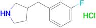 3-(3-Fluorobenzyl)pyrrolidine hydrochloride