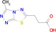 3-(3-Methyl-[1,2,4]triazolo[3,4-b][1,3,4]thiadiazol-6-yl)propanoic acid