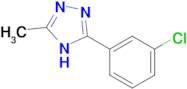 3-(3-chlorophenyl)-5-methyl-4H-1,2,4-triazole