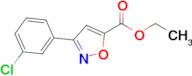 Ethyl 3-(3-chlorophenyl)isoxazole-5-carboxylate