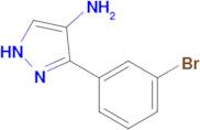 3-(3-Bromophenyl)-1H-pyrazol-4-amine