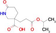 3-(3-Isopropoxy-3-oxopropyl)-6-oxopiperidine-3-carboxylic acid