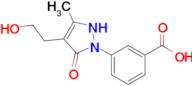 3-(4-(2-Hydroxyethyl)-3-methyl-5-oxo-2,5-dihydro-1H-pyrazol-1-yl)benzoic acid