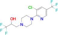 3-(4-(3-Chloro-5-(trifluoromethyl)pyridin-2-yl)piperazin-1-yl)-1,1,1-trifluoropropan-2-ol