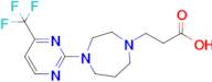 3-(4-(4-(Trifluoromethyl)pyrimidin-2-yl)-1,4-diazepan-1-yl)propanoic acid