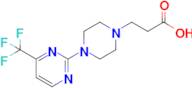 3-(4-(4-(Trifluoromethyl)pyrimidin-2-yl)piperazin-1-yl)propanoic acid