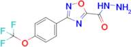 3-(4-(Trifluoromethoxy)phenyl)-1,2,4-oxadiazole-5-carbohydrazide