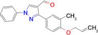 3-(4-(Allyloxy)-3-methylphenyl)-1-phenyl-1H-pyrazole-4-carbaldehyde